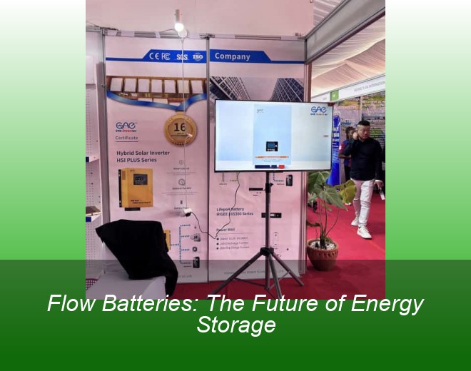 Flow Batteries: The Future of Energy Storage